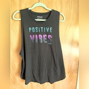 Reebok Positive Vibes Swing Tank Size XL